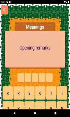 Cross The Words android App screenshot 1